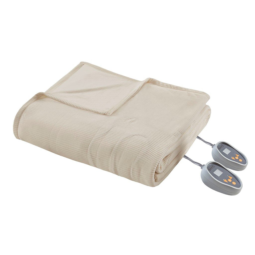 Beautyrest Electric Micro Fleece Heated Blanket - Twin BR54-0179 By Olliix