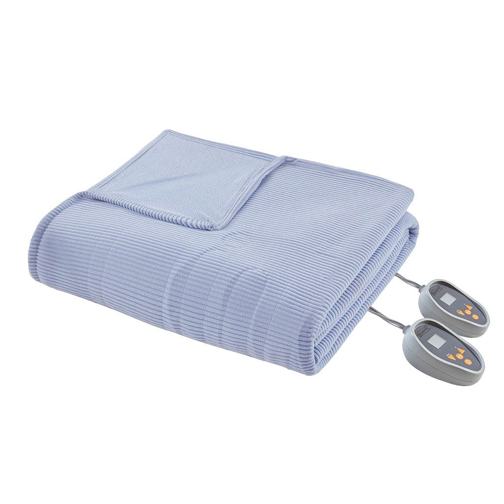 Beautyrest Electric Micro Fleece Heated Blanket - Queen BR54-0185 By Olliix