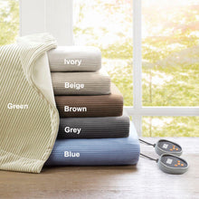 Load image into Gallery viewer, Beautyrest Electric Micro Fleece Heated Blanket - Queen BR54-0185 By Olliix
