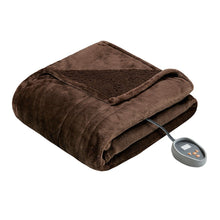Load image into Gallery viewer, Beautyrest Heated Microlight To Berber Blanket - Queen BR54-0387 By Olliix

