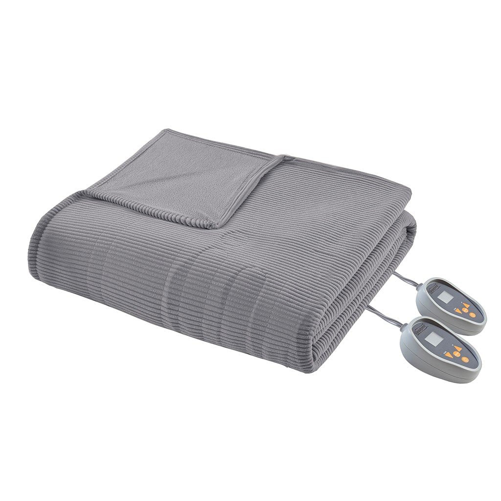 Beautyrest Electric Micro Fleece Heated Blanket - Twin BR54-0411 By Olliix
