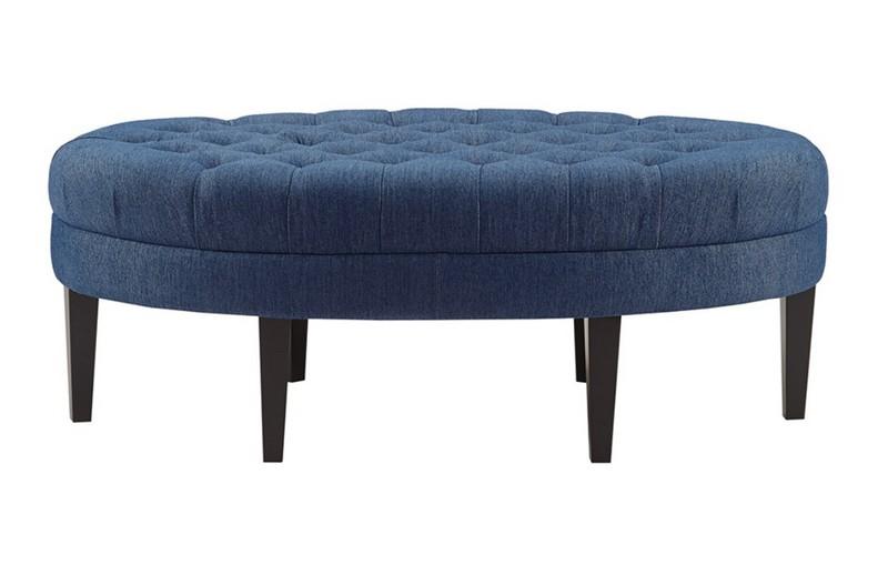 Madison Park Martin Surfboard Tufted Ottoman FUR101-0044 By Olliix