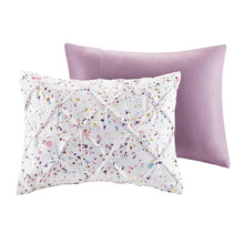 Load image into Gallery viewer, Intelligent Design Abby Metallic Printed And Pintucked Comforter - Twin/Twin Xl ID10-1674
