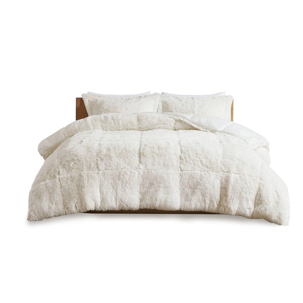 Intelligent Design Malea Shaggy Faux Fur Comforter Set - Twin/Twin Xl ID10-1699