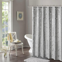 Load image into Gallery viewer, Intelligent Design Printed Metallic Shower Curtain -72X72&quot; ID70-1292 By Olliix
