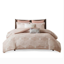 Load image into Gallery viewer, Ink+Ivy Ellipse Cotton Jacquard Comforter Set - Full/Queen II10-1052
