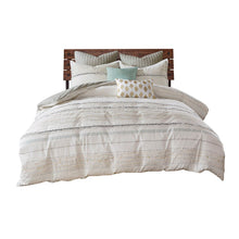 Load image into Gallery viewer, Ink+Ivy Nea Cotton Printed Comforter Set With Trims - Full/Queen II10-1056
