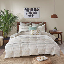 Load image into Gallery viewer, Ink+Ivy Nea Cotton Printed Comforter Set With Trims - Full/Queen II10-1056
