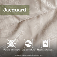 Load image into Gallery viewer, Ink+Ivy Ellipse Cotton Jacquard Duvet Cover Set - Full/Queen II12-1054
