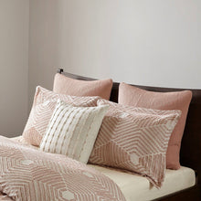 Load image into Gallery viewer, Ink+Ivy Ellipse Cotton Jacquard Duvet Cover Set - Full/Queen II12-1054
