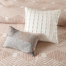Load image into Gallery viewer, Ink+Ivy Ellipse Cotton Jacquard Duvet Cover Set - Full/Queen II12-1054
