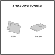 Load image into Gallery viewer, Ink+Ivy Nea Cotton Printed Duvet Cover Set With Trims - King/Cal King II12-1059
