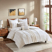 Load image into Gallery viewer, Ink Ivy Imani Cotton Duvet Cover Mini Set -Full/Queen II12-996 By Olliix
