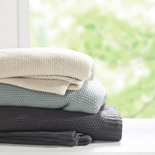 Load image into Gallery viewer, Ink Ivy Bree Knit Knit Blanket -Twin II51-724 By Olliix
