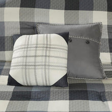Load image into Gallery viewer, Madison Park Ridge 7 Piece Herringbone Comforter Set -King MP10-4677 By Olliix
