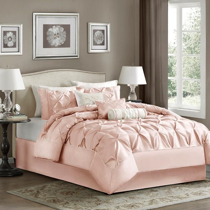 Madison Park Laurel 7 Piece Comforter Set -King MP10-5115 By Olliix