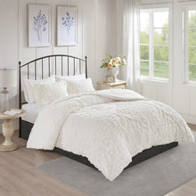 Load image into Gallery viewer, Madison Park Viola 3 Piece Tufted Cotton Chenille Damask Comforter Set - King/Cal King MP10-6016
