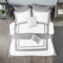 Load image into Gallery viewer, Madison Park Heritage 8 Piece Comforter And Coverlet Set Collection - King/Cal King MP10-6141
