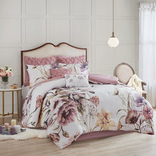 Load image into Gallery viewer, Madison Park Cassandra 8 Piece Cotton Printed Comforter Set - King MP10-6165
