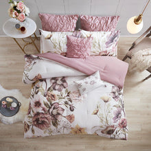 Load image into Gallery viewer, Madison Park Cassandra 8 Piece Cotton Printed Comforter Set - Cal King MP10-6166
