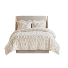 Load image into Gallery viewer, Madison Park Gia Back Print Long Fur Comforter Mini Set - King/Cal King MP10-6211
