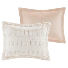 Load image into Gallery viewer, Madison Park Gia Back Print Long Fur Comforter Mini Set - King/Cal King MP10-6211
