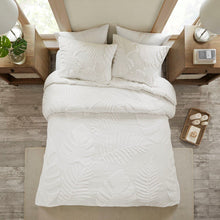 Load image into Gallery viewer, Madison Park Bahari 3 Piece Tufted Cotton Chenille Palm Comforter Set - King/Cal King MP10-6222
