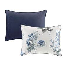 Load image into Gallery viewer, Madison Park Zennia 7 Piece Printed Seersucker Comforter Set With Throw Blanket - Full/Queen MP10-6303
