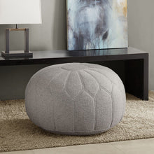 Load image into Gallery viewer, Madison Park Kelsey Round Pouf Ottoman MP101-0893 By Olliix
