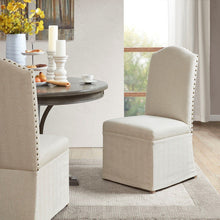 Load image into Gallery viewer, Madison Park Foster Set Of 2 High Back Dining Chairs With Skirts MP108-0849
