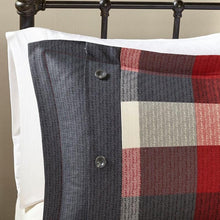 Load image into Gallery viewer, Madison Park 6 Piece Herringbone Duvet Cover Set -Full/Queen MP12-4672 By Olliix
