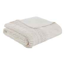Load image into Gallery viewer, Madison Park Amaya 3 Piece Cotton Seersucker Duvet Cover Set - Full/Queen MP12-6161
