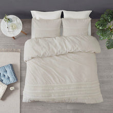 Load image into Gallery viewer, Madison Park Amaya 3 Piece Cotton Seersucker Duvet Cover Set - Full/Queen MP12-6161
