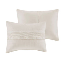 Load image into Gallery viewer, Madison Park Amaya 3 Piece Cotton Seersucker Duvet Cover Set - Full/Queen MP12-6161
