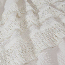 Load image into Gallery viewer, Madison Park Amaya 3 Piece Cotton Seersucker Duvet Cover Set - Full/Queen MP12-6161
