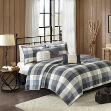 Load image into Gallery viewer, Madison Park 6 Piece Herringbone Coverlet Set -Full/Queen MP13-4681 By Olliix
