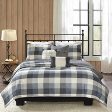 Load image into Gallery viewer, Madison Park 6 Piece Herringbone Coverlet Set -King/Cal King MP13-4682 By Olliix
