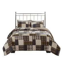 Load image into Gallery viewer, Madison Park Timber 3 Piece Reversible Printed Coverlet Set - Full/Queen MP13-6087
