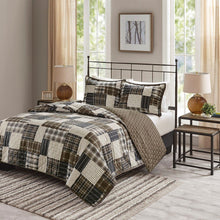 Load image into Gallery viewer, Madison Park Timber 3 Piece Reversible Printed Coverlet Set - King/Cal King MP13-6088
