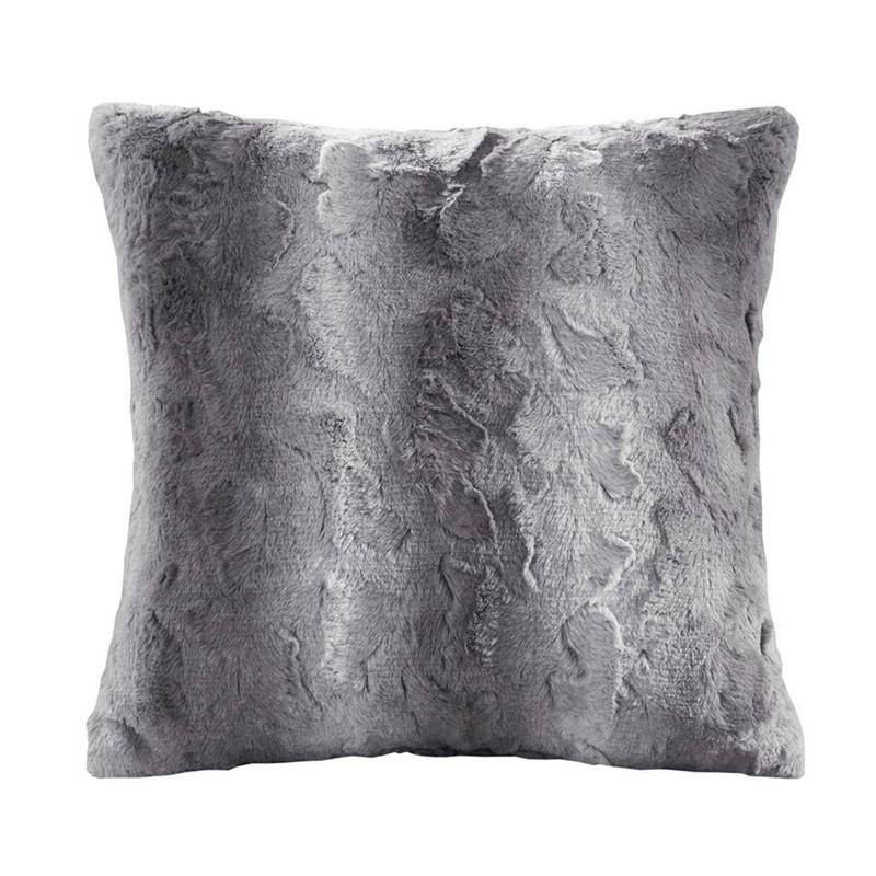 Madison Park Zuri Faux Fur Square Pillow -20X20