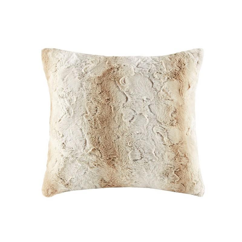 Madison Park Zuri Faux Fur Square Pillow -20X20