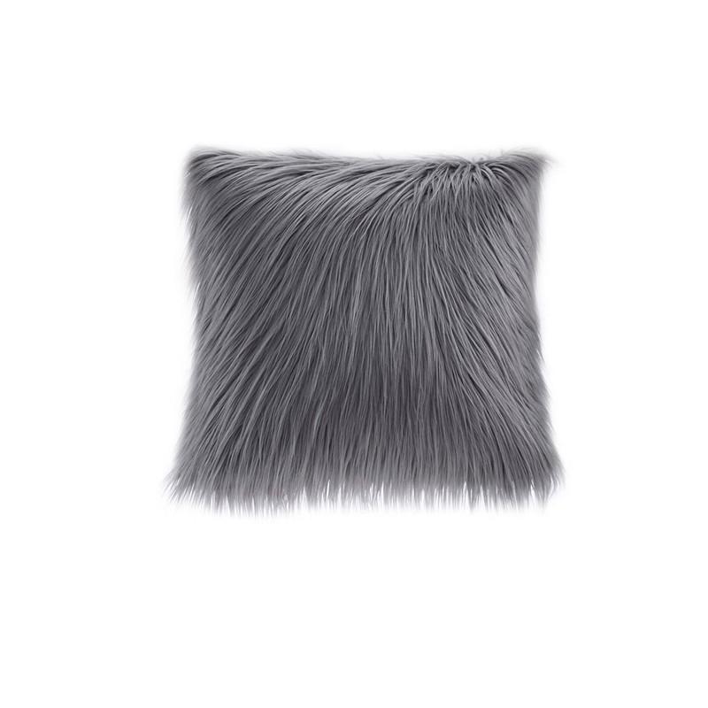 Madison Park Edina Faux Fur Square Pillow -20X20