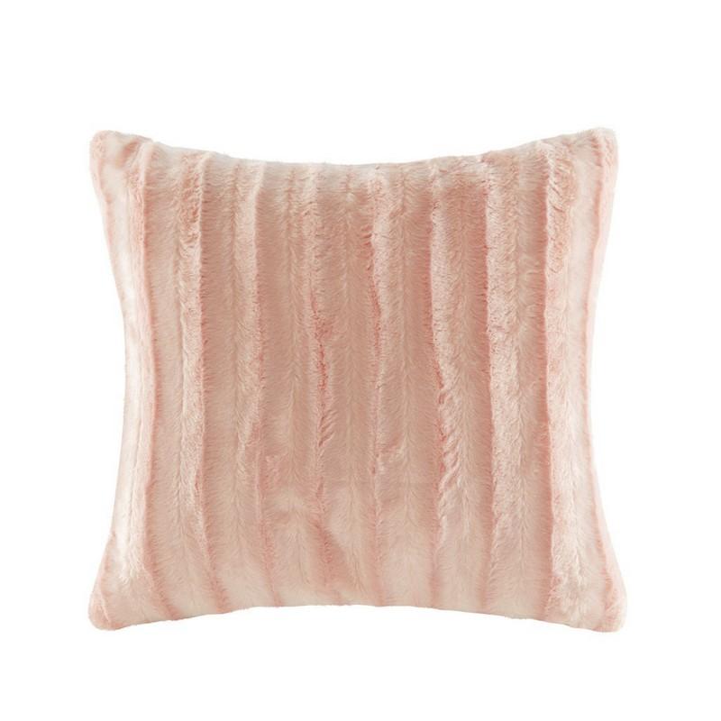 Madison Park Duke Faux Fur Square Pillow -20X20