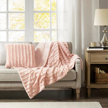 Load image into Gallery viewer, Madison Park Duke Faux Fur Square Pillow -20X20&quot; MP30-4963 By Olliix
