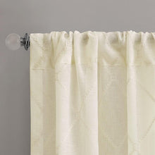 Load image into Gallery viewer, Madison Park Irina Diamond Sheer Window Curtain -84" Panel MP40-1065 By Olliix
