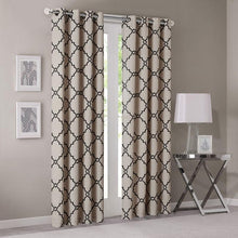 Load image into Gallery viewer, Madison Park Fretwork Print Window Curtain -108" Panel MP40-2410 By Olliix
