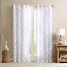 Load image into Gallery viewer, Madison Park Averil Sheer Bird Window Panel -63" Panel MP40-3007 By Olliix
