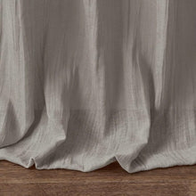 Load image into Gallery viewer, Madison Park Solid Crushed Window Panel Pair -42" X 84" MP40-4485 By Olliix

