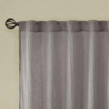 Load image into Gallery viewer, Madison Park Solid Crushed Window Panel Pair -42" X 95" MP40-4486 By Olliix
