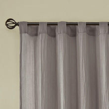 Load image into Gallery viewer, Madison Park Solid Crushed Window Panel Pair -42" X 95" MP40-4486 By Olliix
